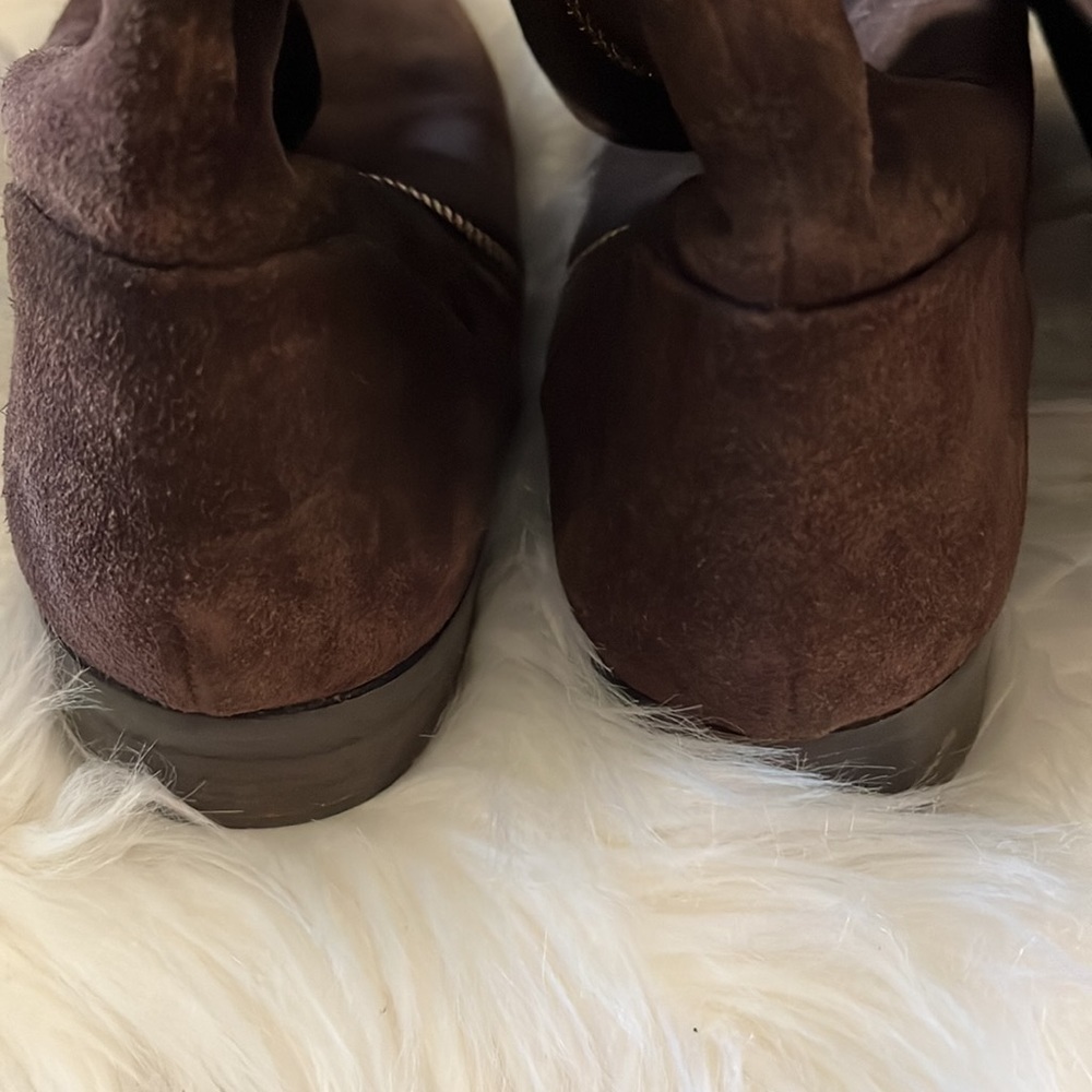 J.CREW HARPER SUEDE TALL BOOTS Size 9 ESTATE BROWN RIDING - Picture 6 of 6
